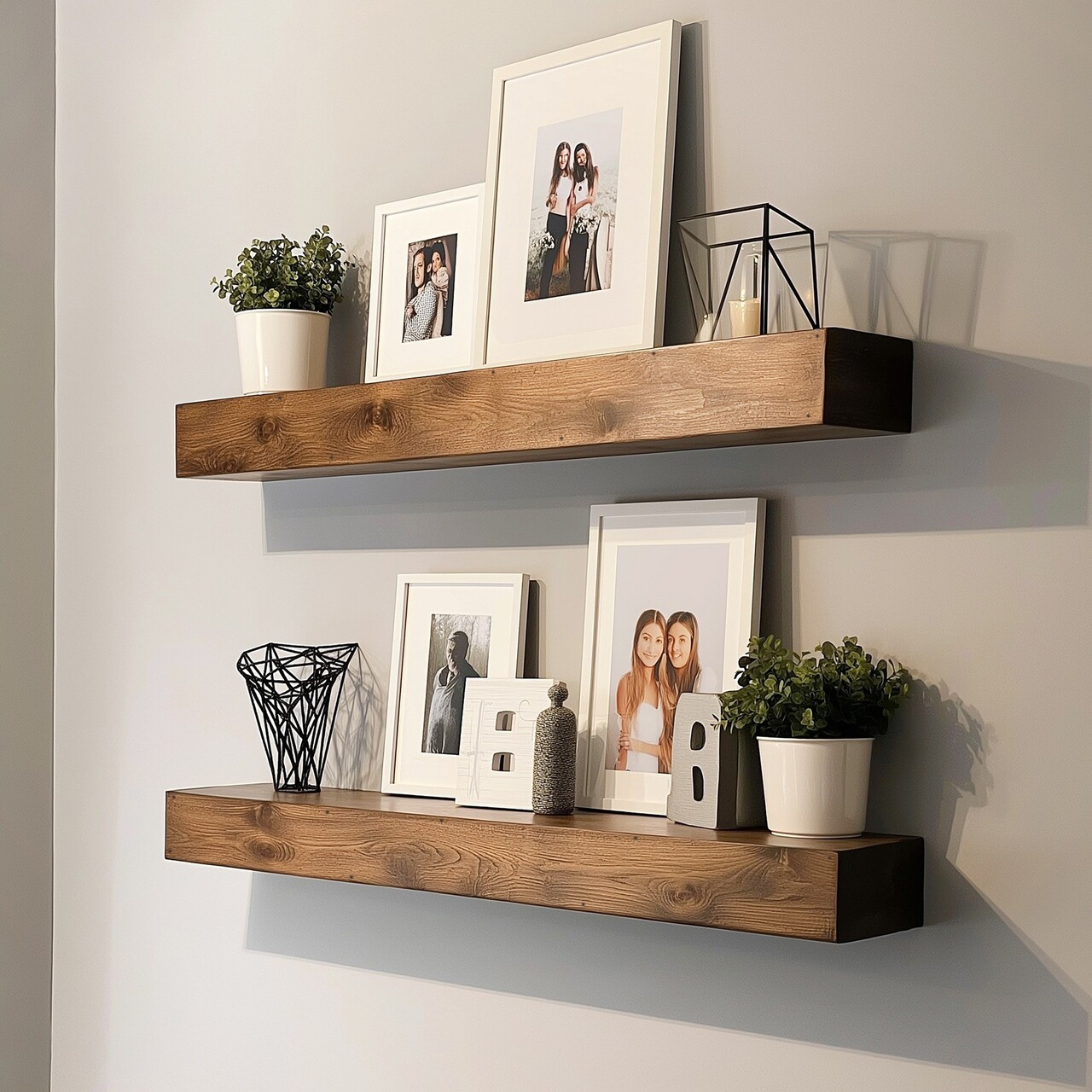 Raft de perete, Hanah Home, Raf273, Lemn - imagine 7